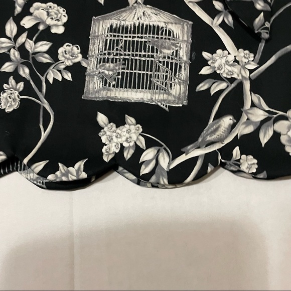 Talbots Birdcage Floral Print knee length skirt, bow belted A-line skirt… - Picture 6 of 13